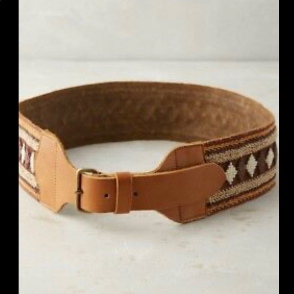 Anthro Sagada beaded belt